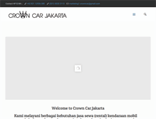 Tablet Screenshot of crowncarjakarta.com